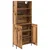 Vidaxl Visok predalnik Star les 69,5 x 32,5 x 180 cm Konstruiran les