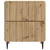 Noćni ormar s ladicama 2 pcs Hrast artisan 43 x 34,5 x 49,5 cm