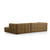 Atelier del Sofa Ugaona garnitura Cady 100x72x300cm Kaki
