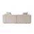 Atelier del Sofa Dvosed Lora 108x65x220cm Sivi
