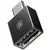 BASEUS CATJQ-B01 adapter tip-C in USB-A (f), črn