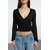 Trendyol Milla ženska bluza Twoaw25Bz00151, Crna