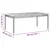 Vrtni stol sivi 180 x 90 x 75 cm od poliratana i drva bagrema