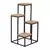 Hanah Home Polica 34x39x65cm Bež-Crna
