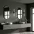 Rabalux Zidna lampa Tilora, LED, 8W, 4000K, IP44, Crno-bela