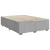 Vidaxl Box spring postelja z vzmetnico svetlo siva 140x200 cm blago