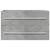 Ormarić za umivaonik beton siva 80x38,5x48 cm drveni