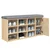Klupa za cipele boja hrasta 102 x 32 x 50 cm konstruirano drvo