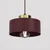 Viseći luster MARTI 1xE27/15W/230V bordo/zlatna