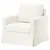 SALTSJÖBADEN Navlaka za kanc./roto-fotelju, Blekinge bela