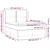 Vidaxl Box spring posteljni z vzmetnico temno siv 140x190 cm blago