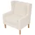 2-dijelni set sofa od tkanine krem bijeli