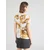 Versace Jeans Couture Majica  svetlo rjava / med / črna / bela