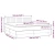Greatstore Box spring postelja z vzmetnico temno rjava 180x200 cm blago