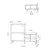 Hanah home Cipelarnik 110x92x35cm Belo-Crni