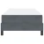 Vidaxl Postelja boxspring z vzmetnico Temno siva 90 x 190 cm Žamet