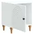 Noćni ormar 2 pcs Bijela 43 x 34,5 x 50 cm Konstruirano drvo