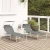 Ležaljka 2 pcs Siva 58 x 188 x 77cm Poliester