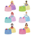 Disney Princess: Mini cupcake presenečenjska lutka 1 kos - Mattel