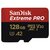 SANDISK micro SDXC spominska kartica FLASH 128GB EXTREME PRO UHS-I U3 A2 V30 + adapter
