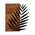 Wallity Zidna dekoracija Leaf 3r, 50x58 cm, Smeđe boje