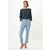MEXX Ženska bluza, Teget-bela