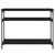 Konzolni stol crni 100 x 29 x 75 cm od konstruiranog drva