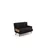 Atelier del Sofa Dvosed na razvlačenje Cosmo, 190x120x82cm, Crni