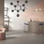 WallXpert metalni zidni ukras 5027, strukturna formula molekula kofeina, 45 x 43 cm, crni