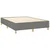 Vidaxl Box spring postelja z vzmetnico LED temno siva 140x200 cm blago
