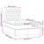 Vidaxl Box spring postelja z vzmetnico LED tem. rjava 120x200 cm blago