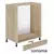 Kotna omara Favorit FL16D 90x90 - latte
