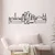 Wallity Zidna dekoracija Ottowa, 120 x 40 x 1,5 cm, Crna