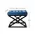 Atelier del Sofa Tabure 50x42x40cm, Teget-Crno