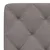 Vidaxl Blazina za vzglavje taupe 120 cm blago