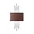 Opviq Zidna lampa Axis-15123, 35x75x10cm, IP20, Braon-bela