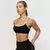 GymBeam Varsity Sports Bra Black