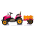 Otroški traktor na akumulator BBH-030 roza