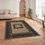 Conceptum Hypnose Tepih HM-CRP25-35, Pravougaoni, 140 x 220 cm, Braon-crni