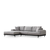 Atelier del Sofa Ugaona garnitura Eti 98x78x170cm Siva