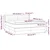 Vidaxl Box spring postelja z vzmetnico temno rjava 160x200 cm blago