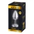 Alive Mini Metal Butt Plug Anal Pleasure Red M