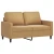 3-dijelni set sofa s jastucima smeđi baršunasti