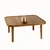 Hanah Home klub sto Hera 90, 90 cm, orah