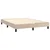 Krevet box spring madrac LED cappuccino 140x190cm umjetna koža