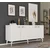 Hanah Home Konzola Rüya, 150x79x40 cm, Bela