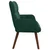 Sofa za dvije osobe Tamnozelena 115 x 61 x 87 cm Baršun