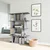 Hanah Home Harmon Anthracite Polica za knjige 90x25x127.4cm, Siva