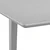 vidaXL Raztegljiva jedilna miza MDF (80-120)x80x74 cm siva