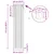 Venecijanska roleta Bijeli 213 x 60 cm 25 mm PVC